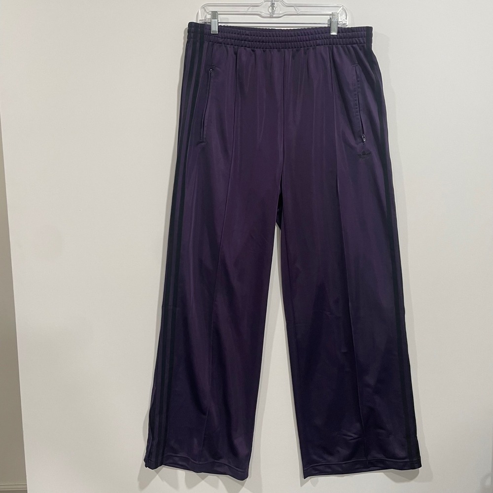 Adidas Originals Firebird Track Pants Aurora Plum Black JY2697 Womens XL NWT